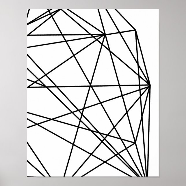 Minimalist Decor Geometric Abstract #1 (Front)