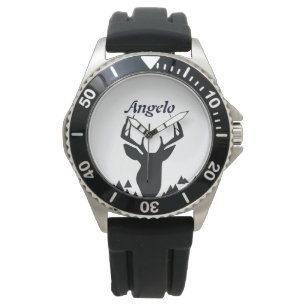 Minimalist Deer Mens Hunting Watch