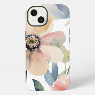 Minimalist delicate flowers iPhone 13 case