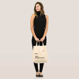 Minimalist Dental "2 Minutes" Tote Bag - Stylish