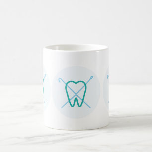 Minimalist Dentist Mug – Custom Name Dental Logo
