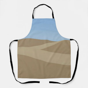 Minimalist Desert Dunes Landscape Apron