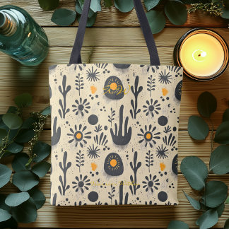 Minimalist Desert Flora Wellness Tote Bag