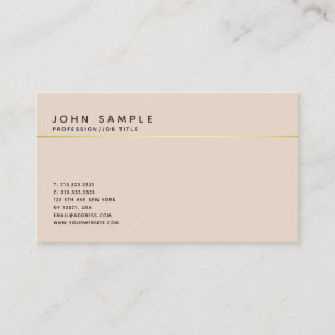Minimalist Design Elegant Vintage Harmonic Colours Business Card