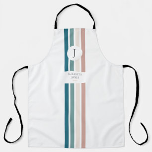 Minimalist design in pastel colours apron