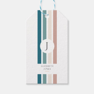 Minimalist design in pastel colours gift tags