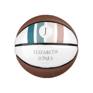 Minimalist design in pastel colours mini basketball