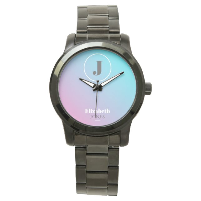 Minimalist design in pastel colours watch (Front)