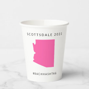 Minimalist "Disco in the Desert" Bach Paper Cups