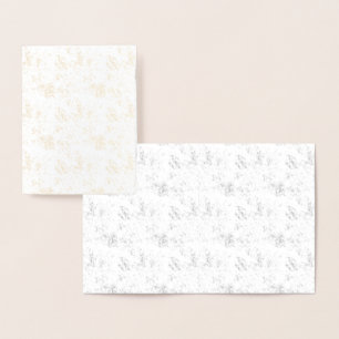 Minimalist Distressed Academic Texture Foil Card