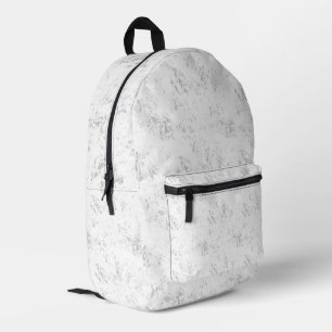 Minimalist Distressed Academic Texture Printed Backpack