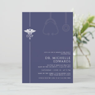 Minimalist DNP Doctor of Nursing Practice Graduate Invitation