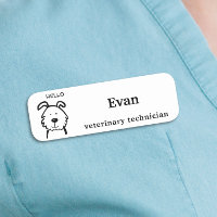 Minimalist Dog Vet Tech