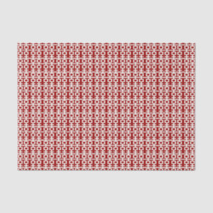 Minimalist Double Happiness Modern Chinese Wedding Tissue Paper