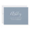 Minimalist Dusty Blue Bridesmaid Proposal Card