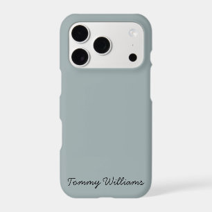 Minimalist Dusty Blue Professional Simple
