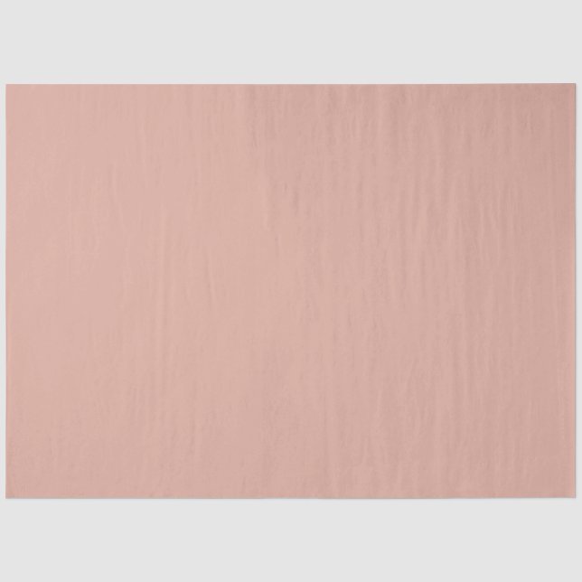 Minimalist Dusty Pink  Plain Solid Colour    Tissue Paper (Front)