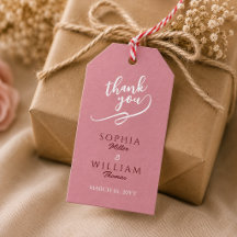 Minimalist Dusty Rose Pink Wedding