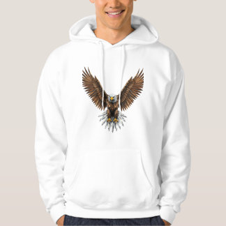 Minimalist eagle hoodie