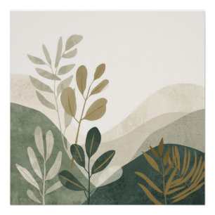 Minimalist Eco Nature Wall Art Poster Print