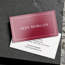 Minimalist Elegant Burgundy Silver Foil Minimalis