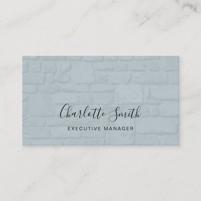 Minimalist Elegant Classical Professional Business Card (Front)