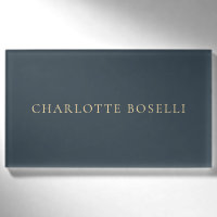 Minimalist Elegant Classical Professional Charcoal