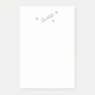 Minimalist Elegant Classical Professional Name Post-it Notes