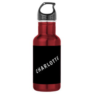 Minimalist Elegant Classical Professional Own Name 532 Ml Water Bottle