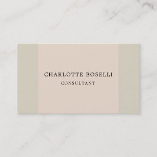 Minimalist Elegant Classical Professional Simple Business Card