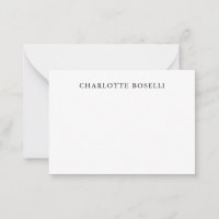 Minimalist Elegant Classical Professional Simple