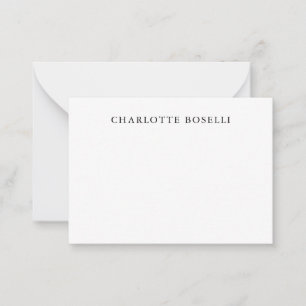 Minimalist Elegant Classical Professional Simple Card