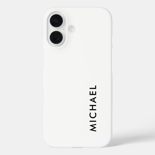 Minimalist Elegant Classical Professional Simple Case-Mate iPhone Case (Back)