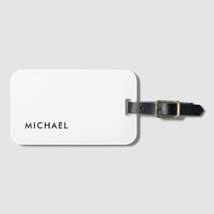 Minimalist Elegant Classical Professional Simple Luggage Tag