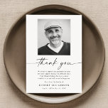 Minimalist Elegant Funeral Sympathy Memorial Photo Thank You Card<br><div class="desc">Express your gratitude with our Minimalist Elegant Photo Funeral Sympathy Memorial Thank You Cards. These personalized cards feature a minimalist design, exuding elegance and simplicity. Customize the cards with a cherished photo or choose from our selection of meaningful designs. The photo adds a personal touch and serves as a heartfelt...</div>
