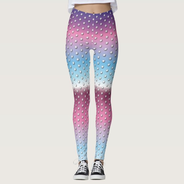 Minimalist Elegant Golf Design Leggings (Front)