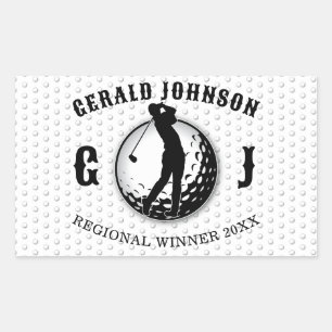 Minimalist Elegant Golf Design Sticker