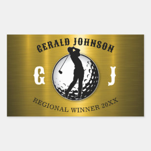 Minimalist Elegant Golf Design Sticker
