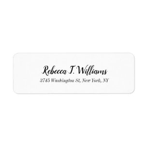 Minimalist Elegant Handwriting Modern Plain