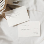 Minimalist Elegant Ivory Bridesmaid Proposal Card<br><div class="desc">Design features an handwritten font and modern minimalist design. Designed to coordinate with for the «SERENA» Wedding Invitation Collection. To change details, click «Personalize». To move the text or change the size, font, or colour, click «Click to customize further» It. View the collection link on this page to see all...</div>