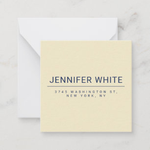 Minimalist Elegant Modern Plain Card