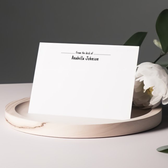 Minimalist Elegant  Personalized Note Cards (Creator Uploaded)
