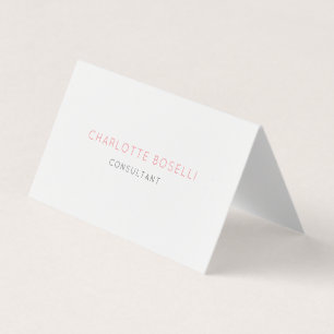 Minimalist Elegant Professional Business Card
