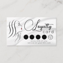 Minimalist Elegant Professional Salon Loyalty 