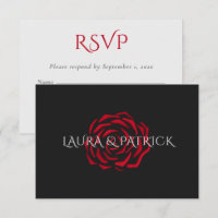 Minimalist Elegant Red Rose