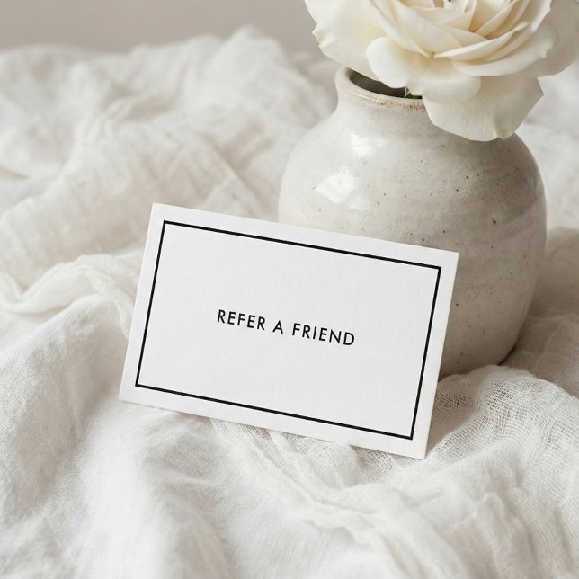 Minimalist Elegant Referral Card (Creator Uploaded)