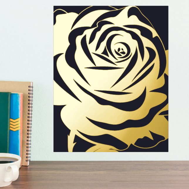 Minimalist Elegant Rose  Foil Prints (In Situ (Counter 2))
