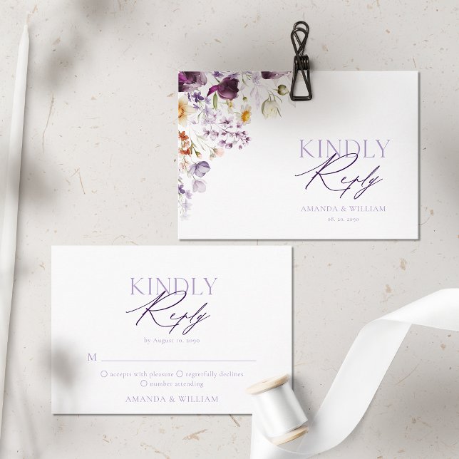 Minimalist Elegant RSVP Card (Creator Uploaded)