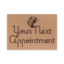 Minimalist Elegant Salon Appointment Card