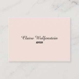 Minimalist Elegant Script Professional Business Card